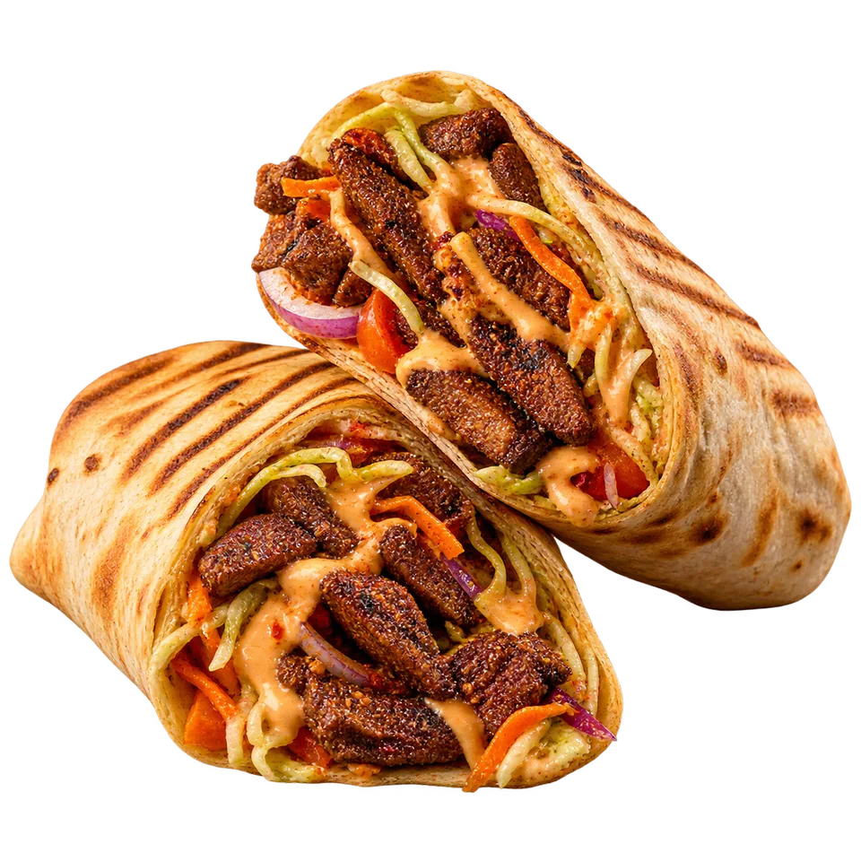Beef Suya Shawarma